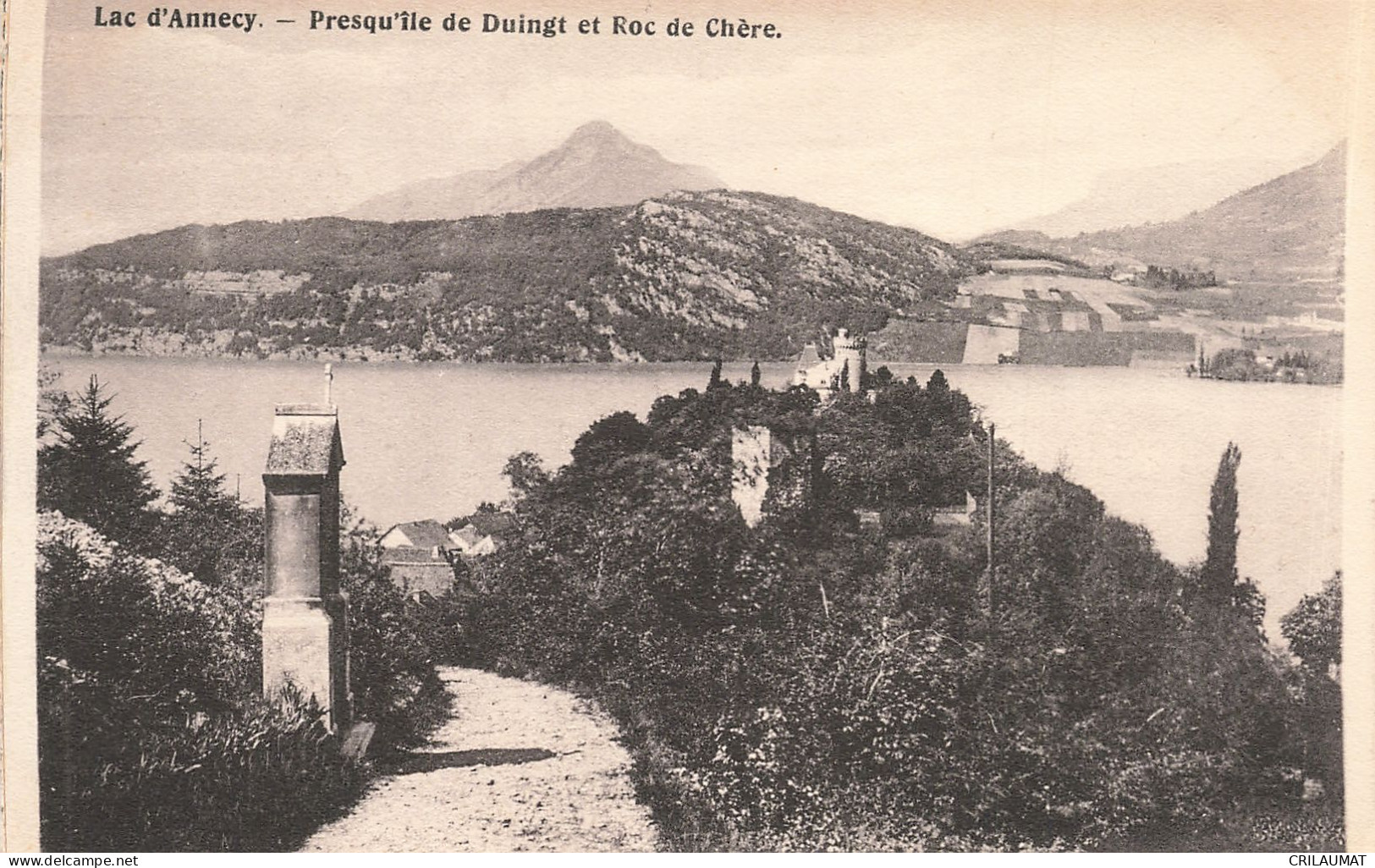 74-DUINGT ET ROC DE CHERE LAC D ANNECY-N°T5280-F/0237 - Duingt