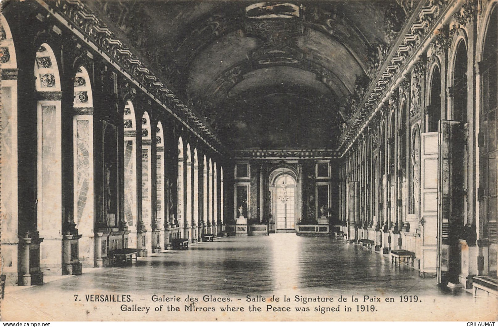 78-VERSAILLES LE CHÂTEAU GALERIE DES GLACES-N°T5280-E/0311 - Versailles (Schloß)