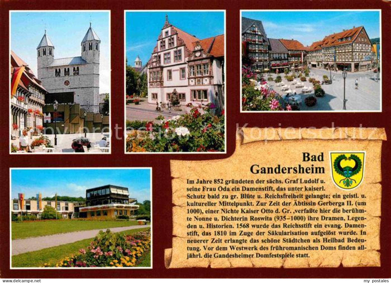 72852056 Bad Gandersheim Dom Marktplatz Abtei Kurhaus  Bad Gandersheim - Bad Gandersheim