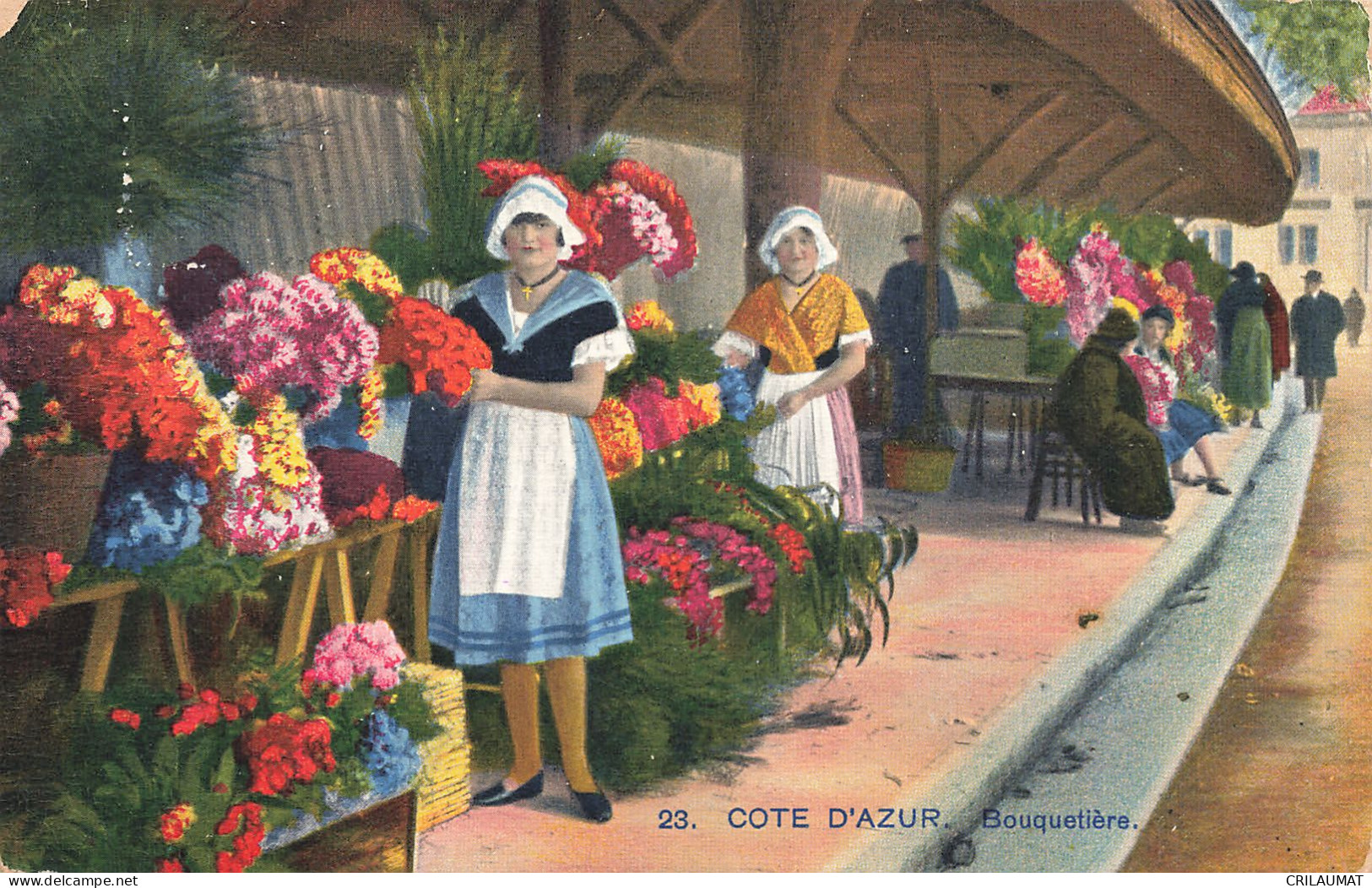 06-COTE D AZUR FOLKLORE BOUQUETIERE-N°T5280-E/0139 - Otros & Sin Clasificación