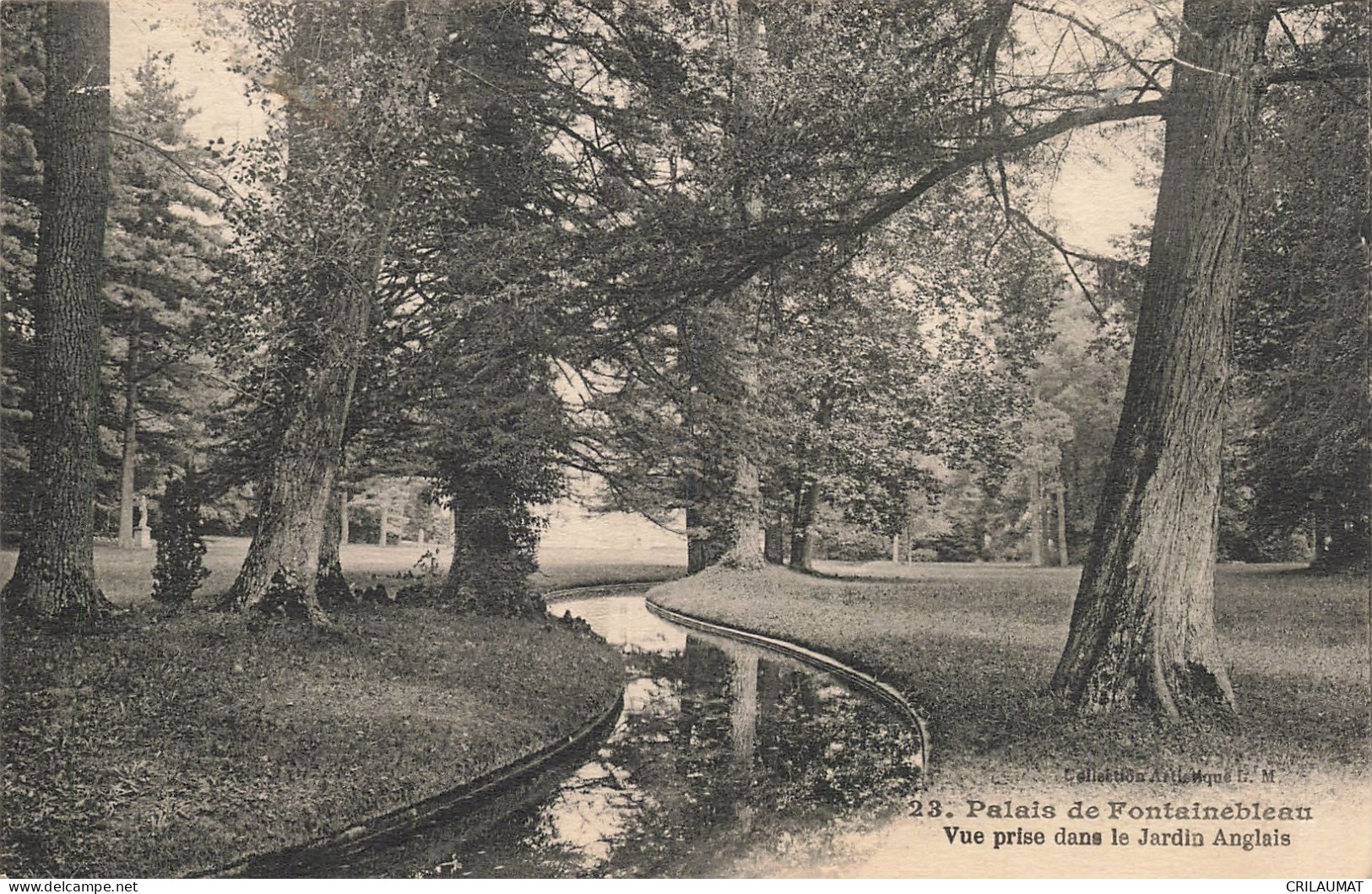 77-FONTAINEBLEAU LE PALAIS LE JARDIN ANGLAIS-N°T5280-E/0079 - Fontainebleau