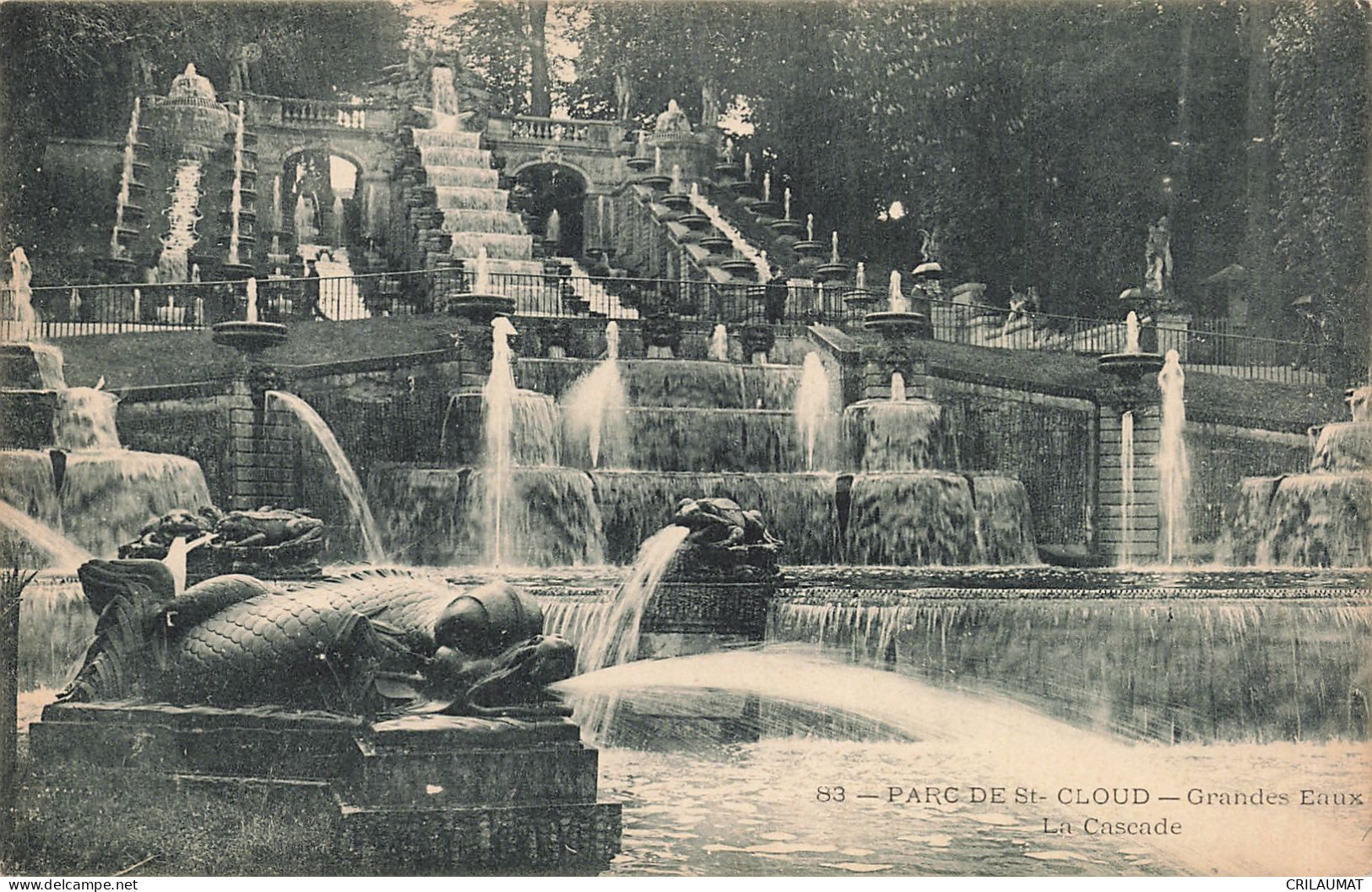 92-SAINT CLOUD LE PARC GRANDES EAUX LA CASCADE-N°T5280-D/0253 - Saint Cloud