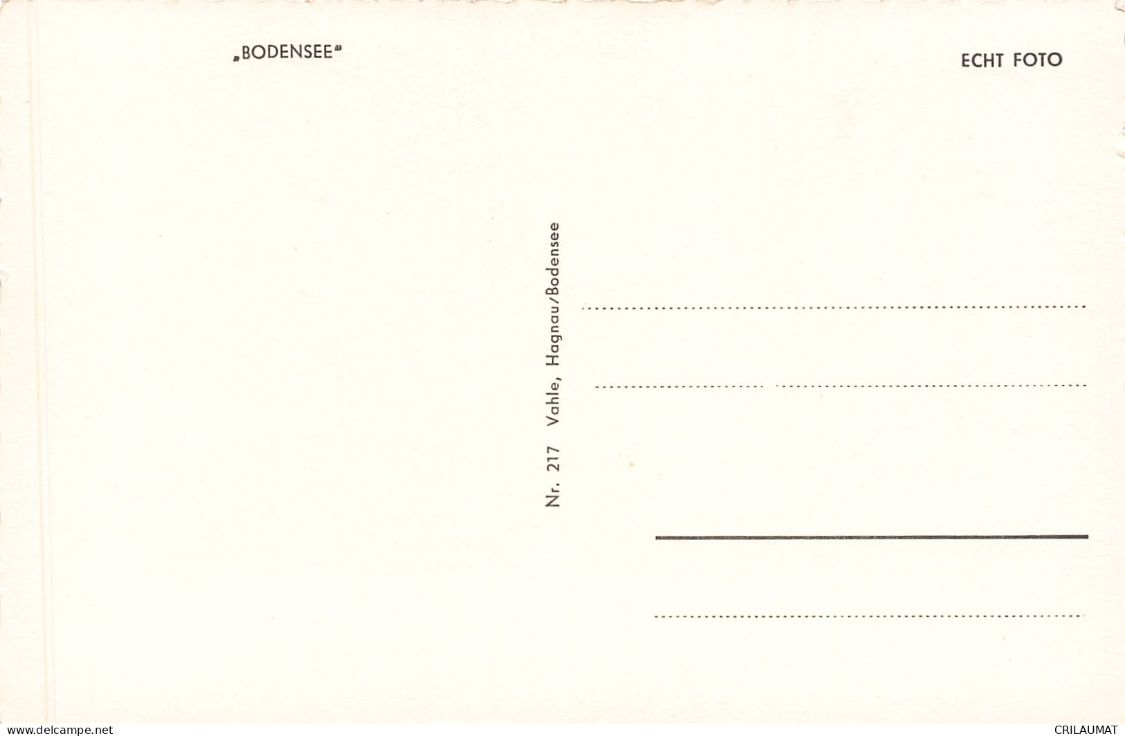 ET-ALLEMAGNE BODENSEE-N°T5281-A/0219 - Autres & Non Classés