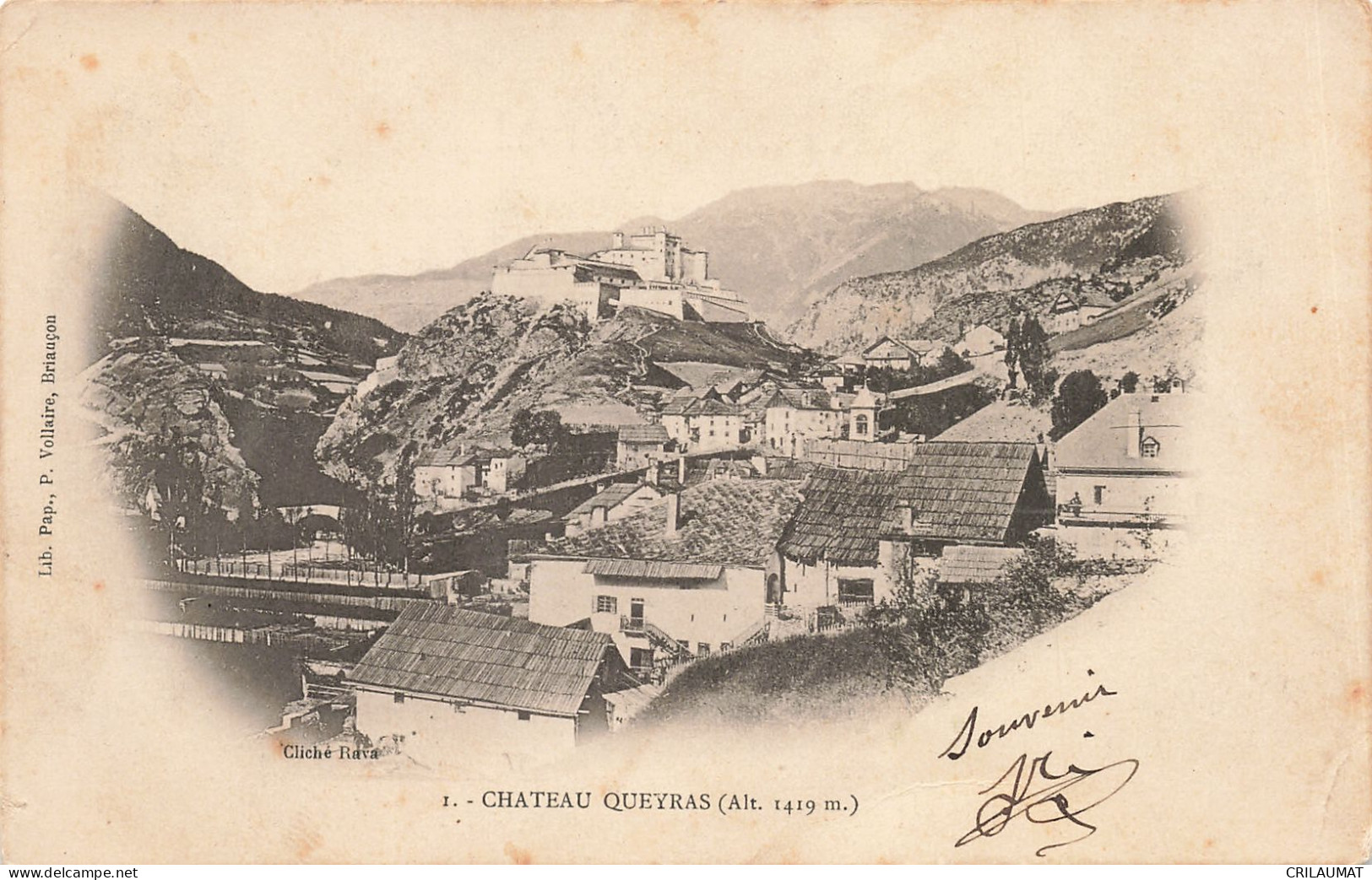 05-CHATEAU QUEYRAS-N°T5281-A/0165 - Autres & Non Classés