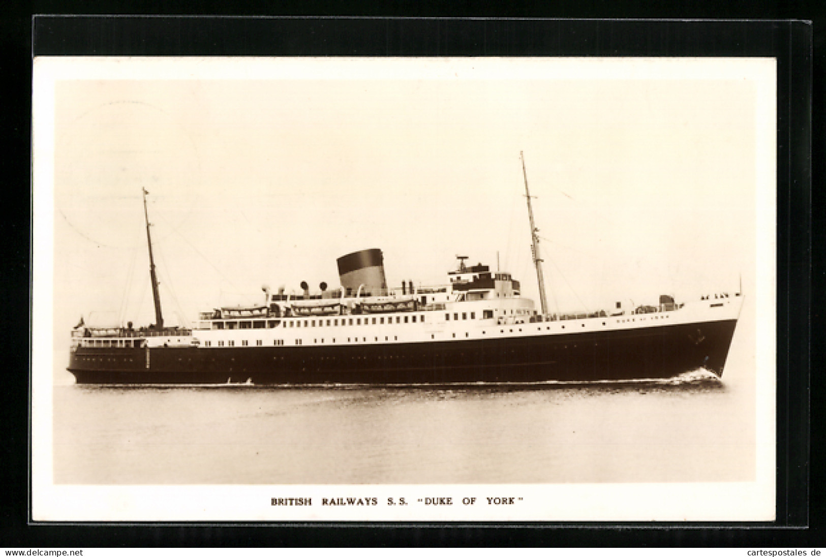 AK British Railways SS Duke Of York, Harwich-Hook Of Holland Nightly Service  - Other & Unclassified