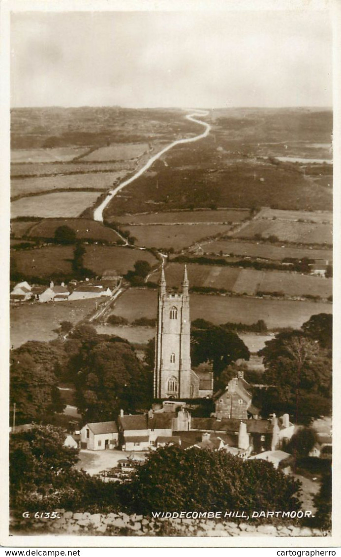 England Dartmoor Widdecombe Hill General View - Dartmoor