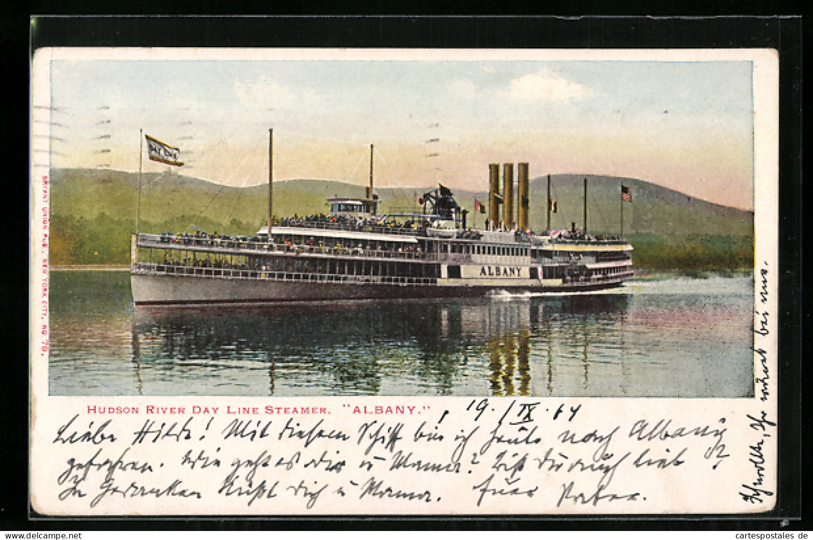 AK Hudson River Day Line Steamer Albany  - Altri & Non Classificati