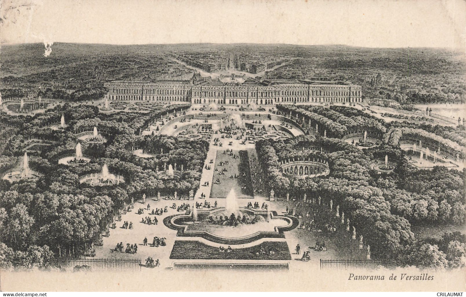 78-VERSAILLES PANORAMA-N°T5280-H/0375 - Versailles (Schloß)