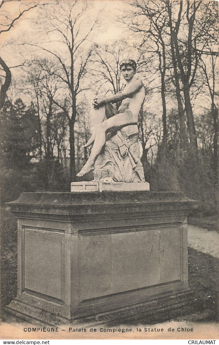 60-COMPIEGNE LE PALAIS STATUE DE CHLOE-N°T5280-G/0375 - Compiegne