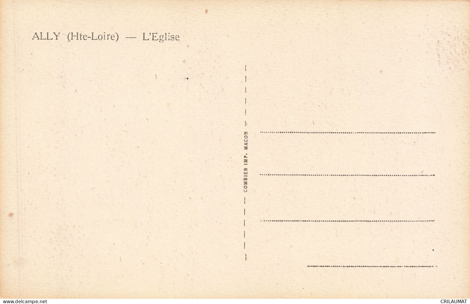 43-ALLY-N°T5280-G/0317 - Sonstige & Ohne Zuordnung