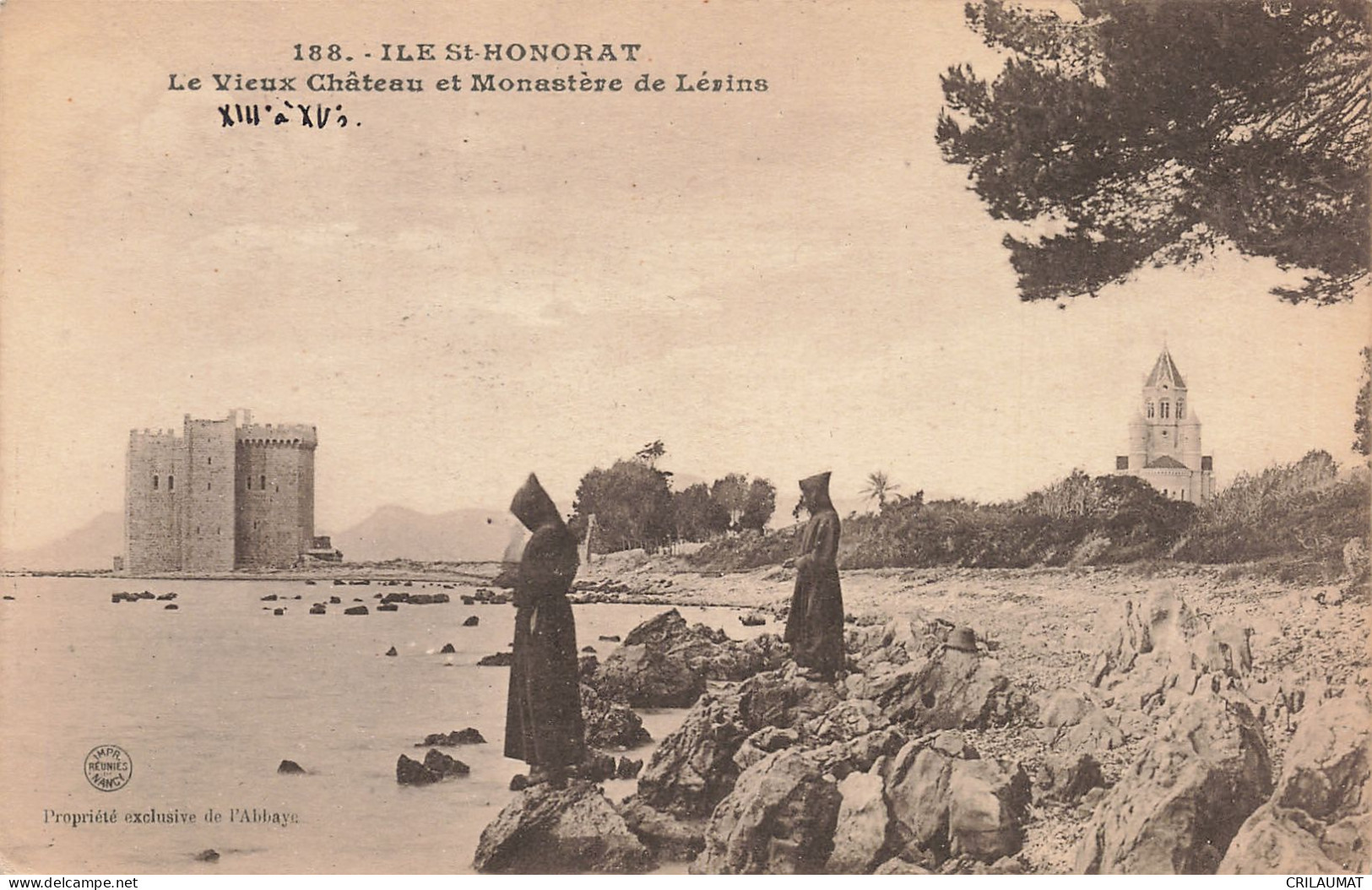 06-ILE SAINT HONORAT MONASTERE-N°T5281-C/0317 - Otros & Sin Clasificación