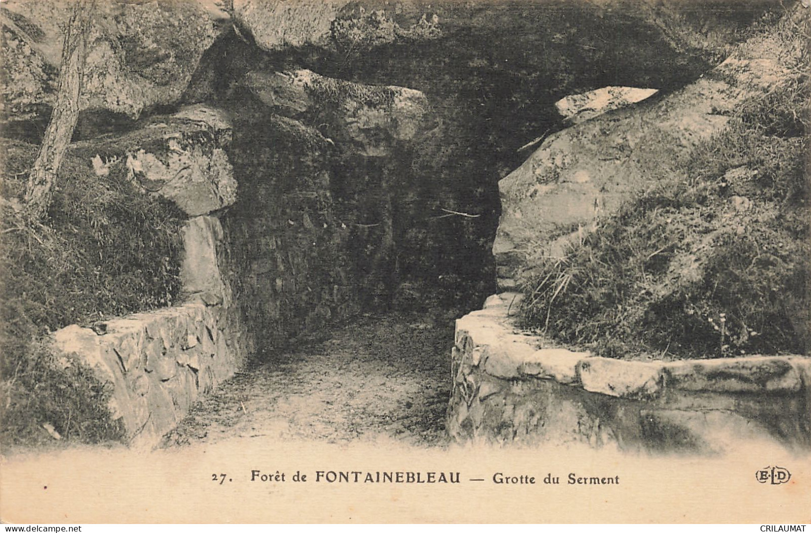 77-FONTAINEBLEAU LA FORET-N°T5281-C/0135 - Fontainebleau