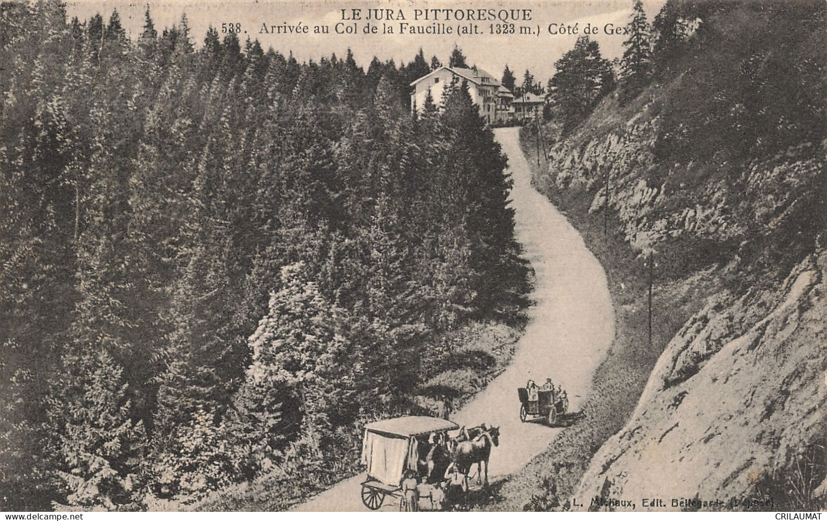 01-COL DE LA FAUCILLE-N°T5281-B/0313 - Non Classés