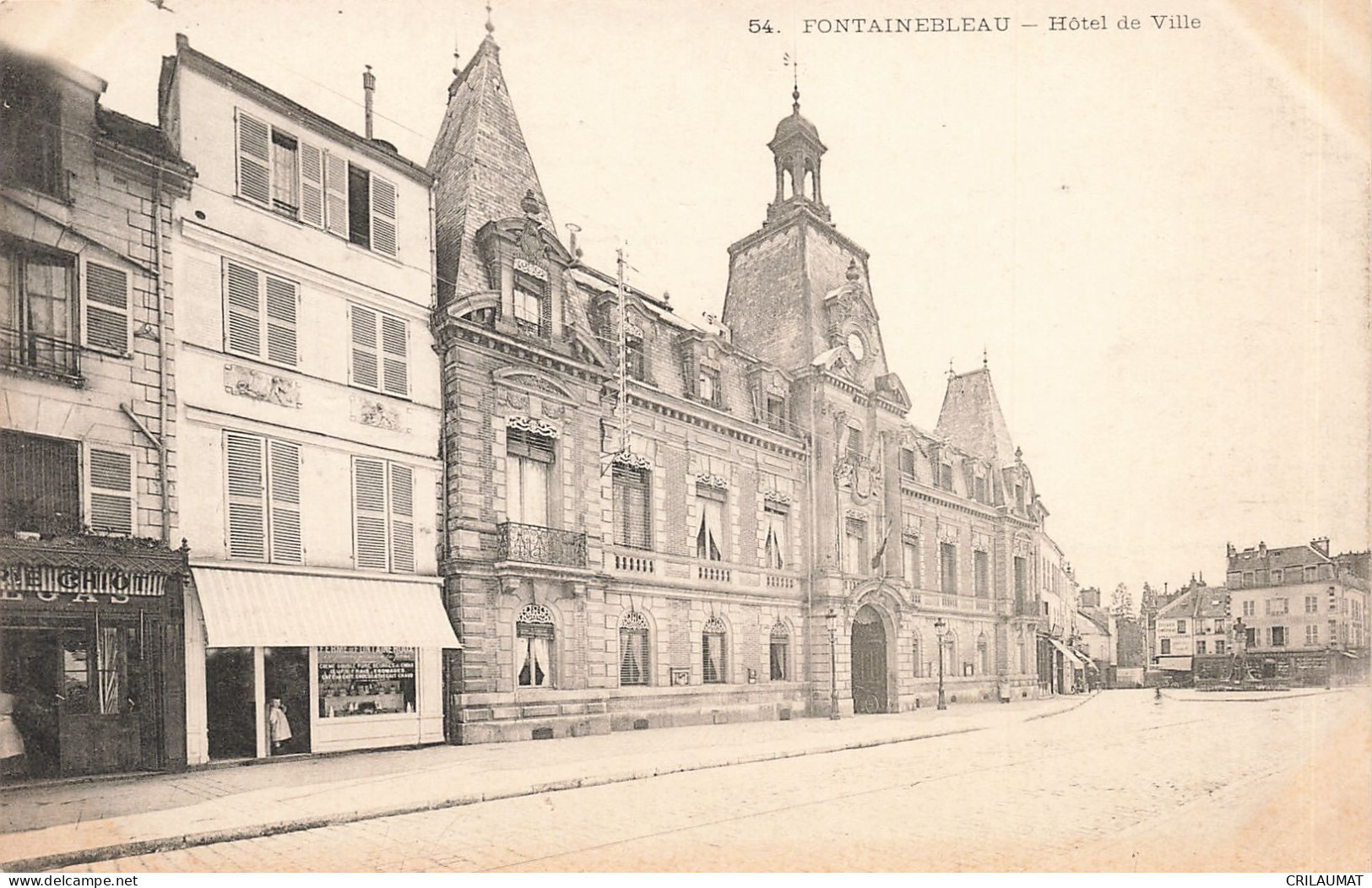 77-FONTAINEBLEAU HOTEL DE VILLE-N°T5281-B/0235 - Fontainebleau