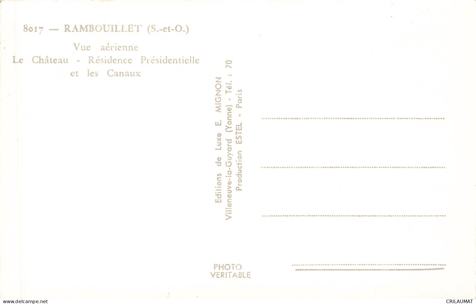 78-RAMBOUILLET-N°T5281-B/0167 - Rambouillet