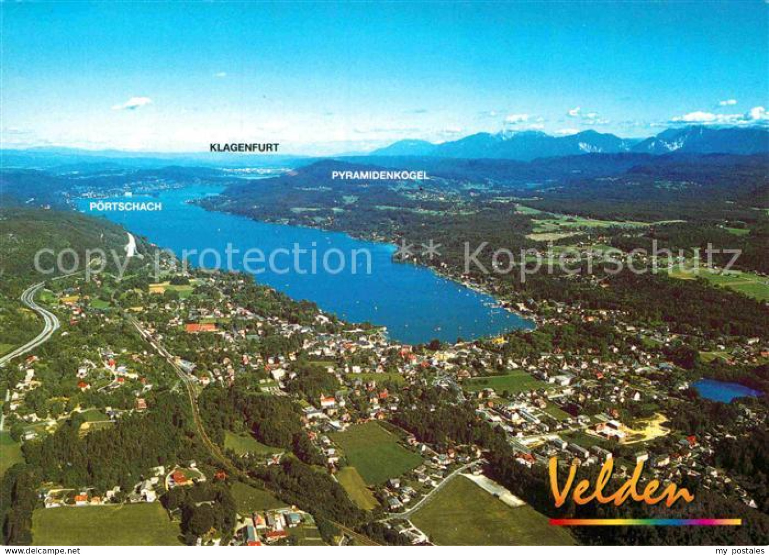 72851889 Velden Woerthersee Fliegeraufnahme Velden Am Woerther See - Sonstige & Ohne Zuordnung