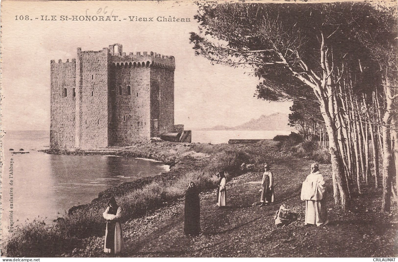 06-ILE SAINT HONORAT CHATEAU-N°T5281-E/0333 - Autres & Non Classés