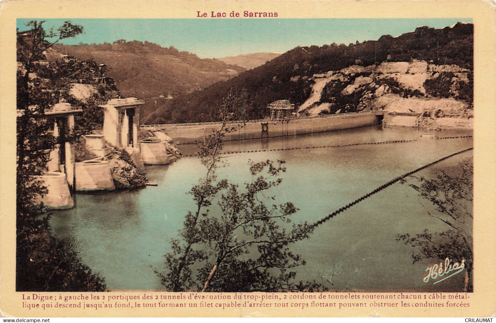 12-LAC DE SARRANS-N°T5282-A/0003 - Autres & Non Classés