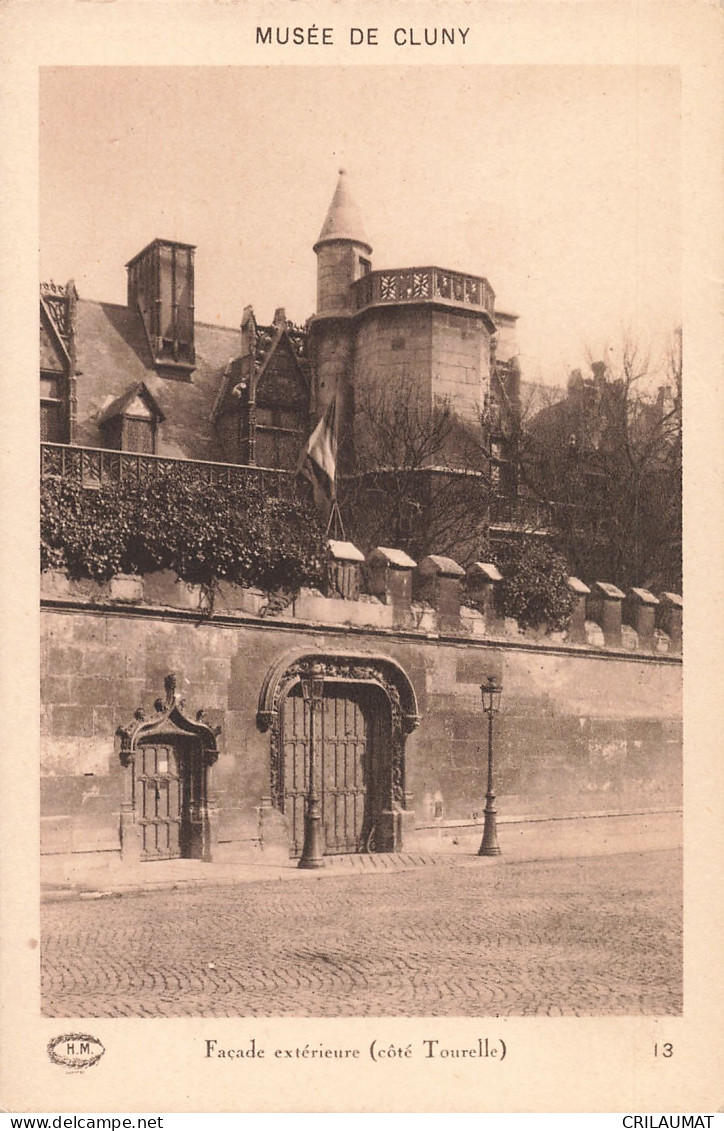 75-PARIS MUSEE DE CLUNY-N°T5281-G/0381 - Musées