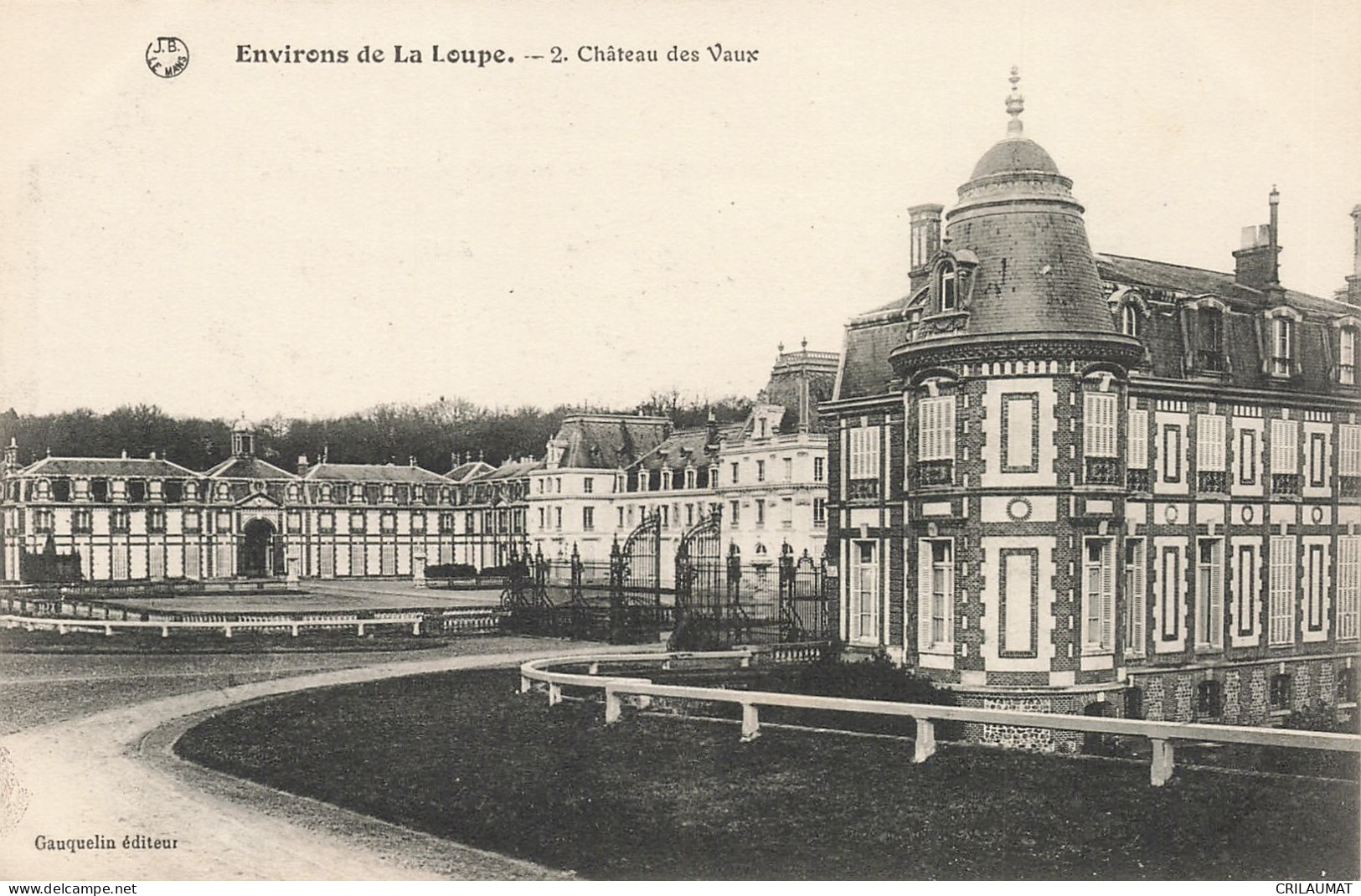 28-CHATEAU DES VAUX-N°T5282-C/0099 - Andere & Zonder Classificatie