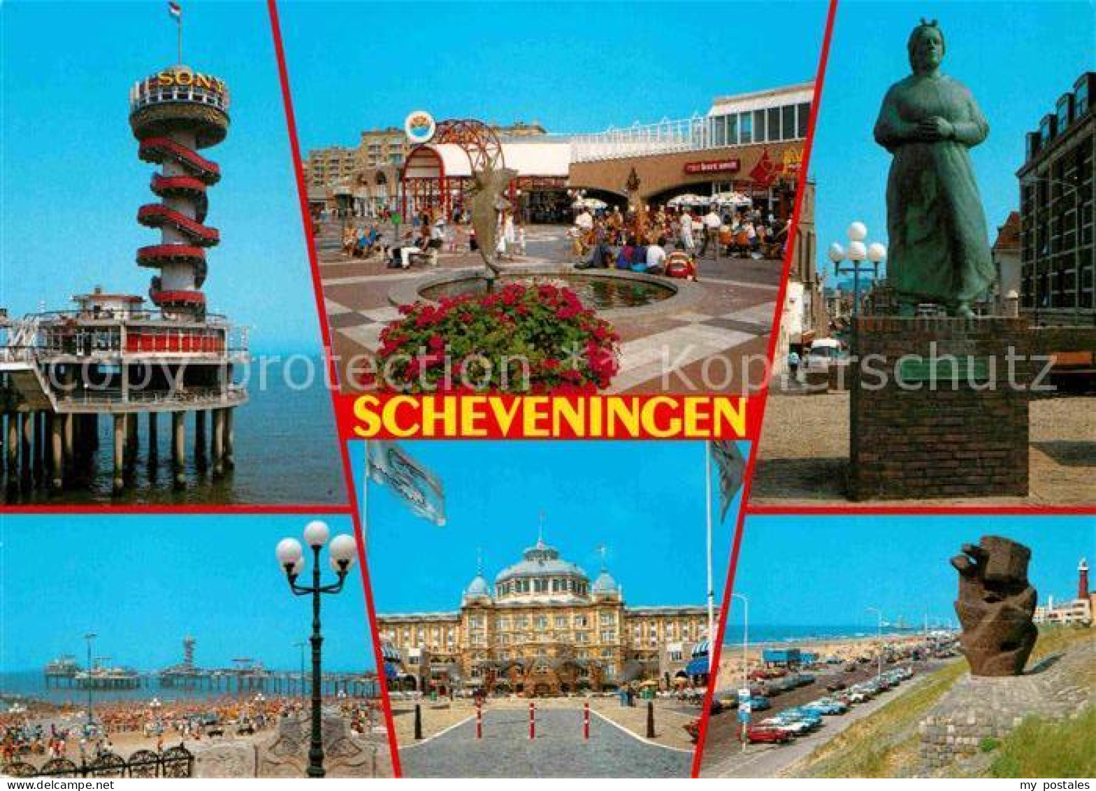 72851072 Scheveningen Denkmal Strand  Scheveningen - Sonstige & Ohne Zuordnung