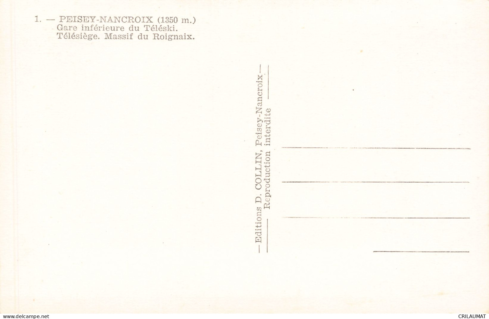 73-PEISEY NANCROIX-N°T5282-B/0015 - Other & Unclassified