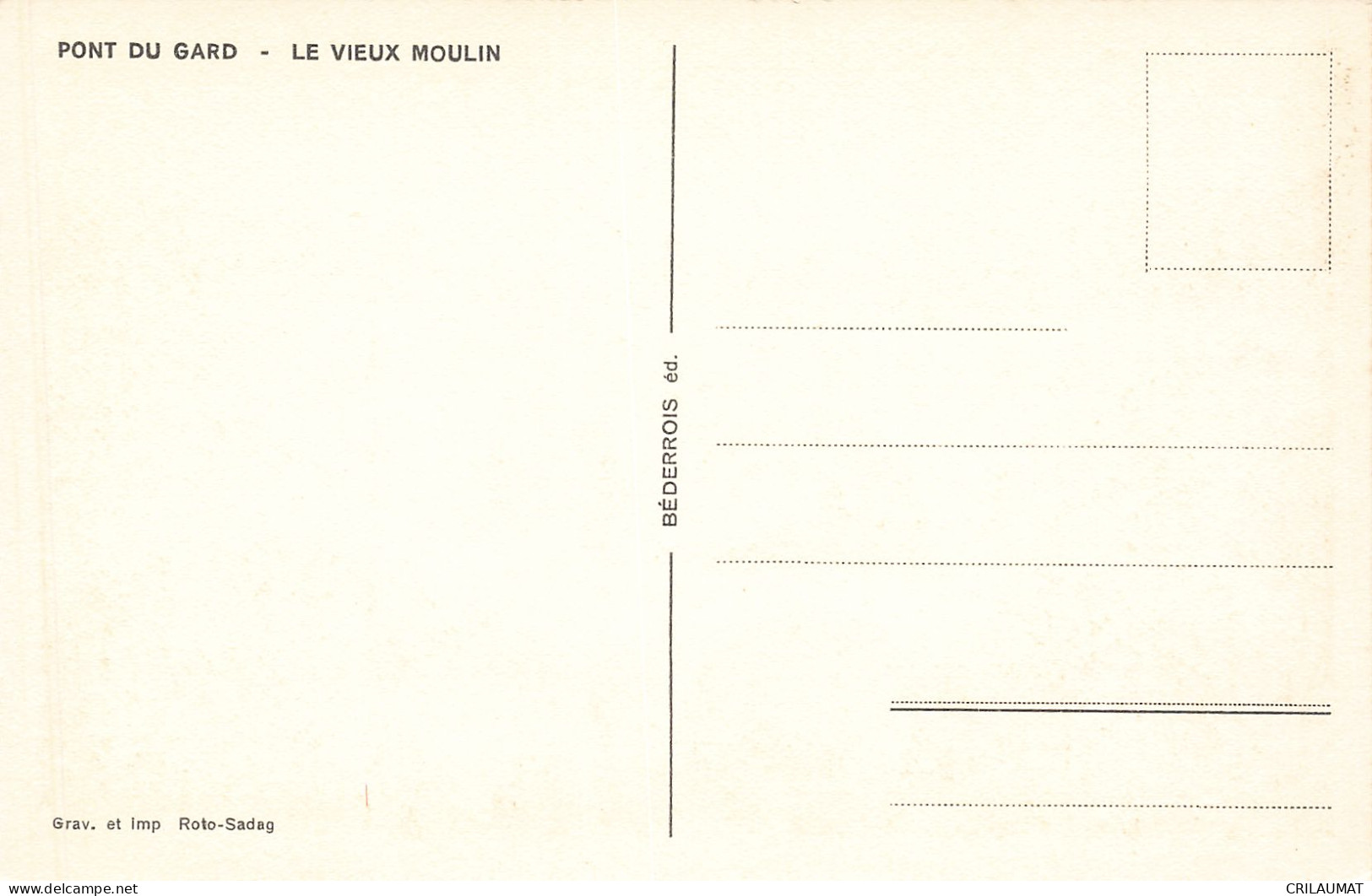 30-PONT DU GARD-N°T5282-A/0293 - Andere & Zonder Classificatie