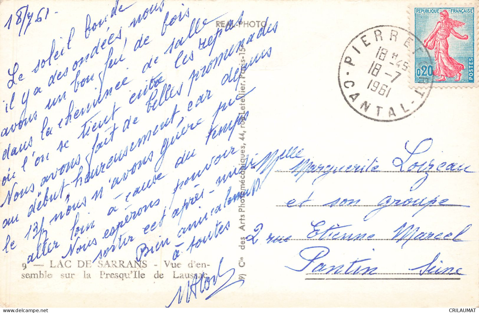 12-LAC DE SARRANS-N°T5282-A/0105 - Other & Unclassified