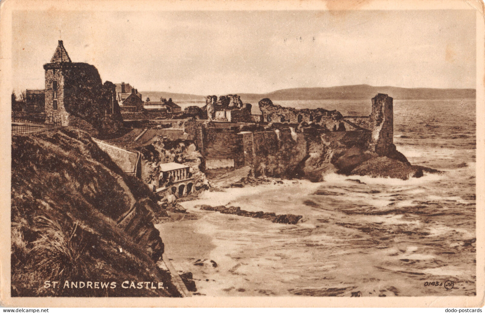 R331687 St. Andrews Castle. 0143. Valentines Selectype Series. 1929 - World