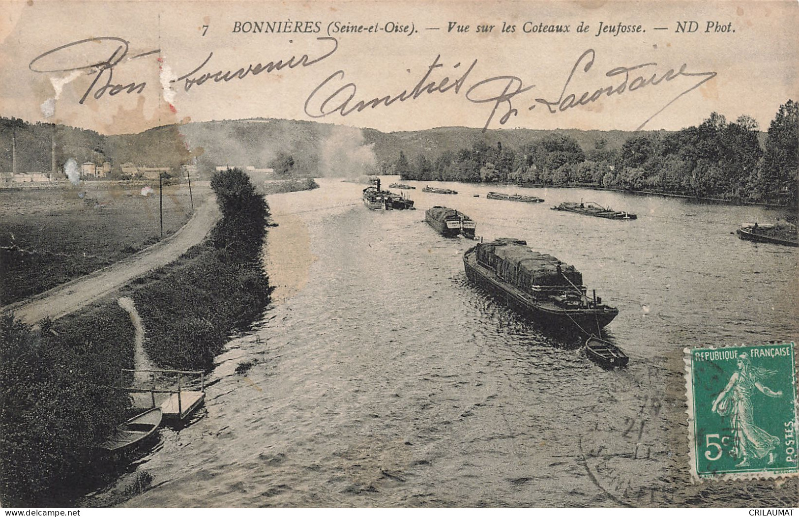 78-BONNIERES-N°T5282-F/0039 - Bonnieres Sur Seine