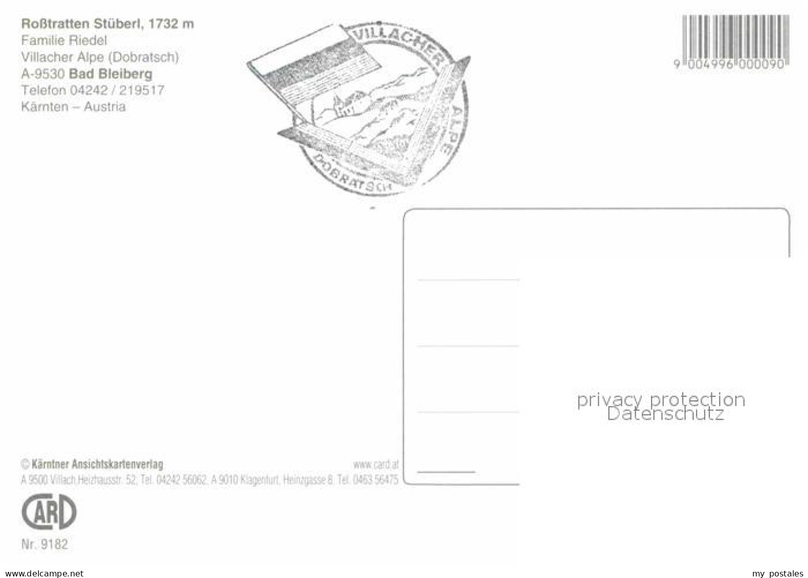 72851016 Bad Bleiberg Rosstratten Stueberl  Bad Bleiberg - Altri & Non Classificati