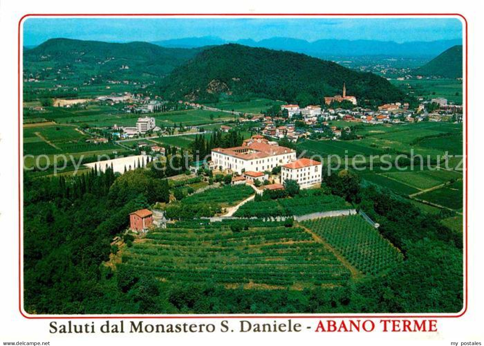 72851014 Abano Terme Monastero S. Daniele Fliegeraufnahme Firenze - Otros & Sin Clasificación