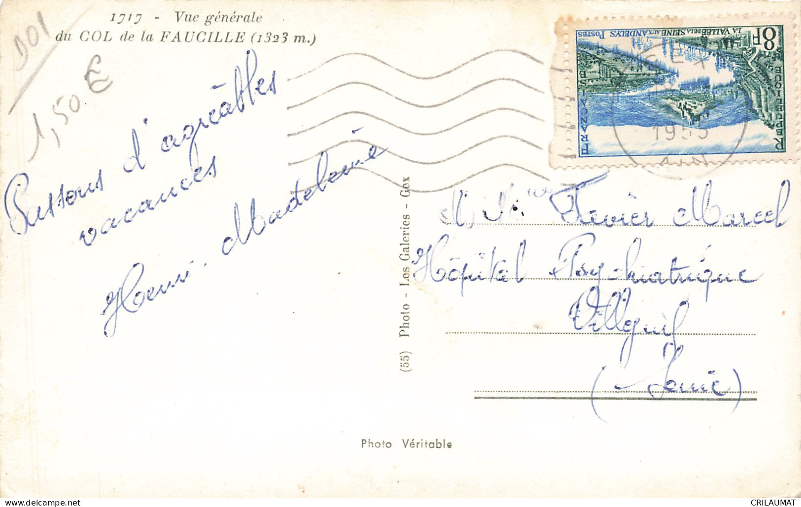 01-COL DE LA FAUCILLE-N°T5282-E/0017 - Zonder Classificatie