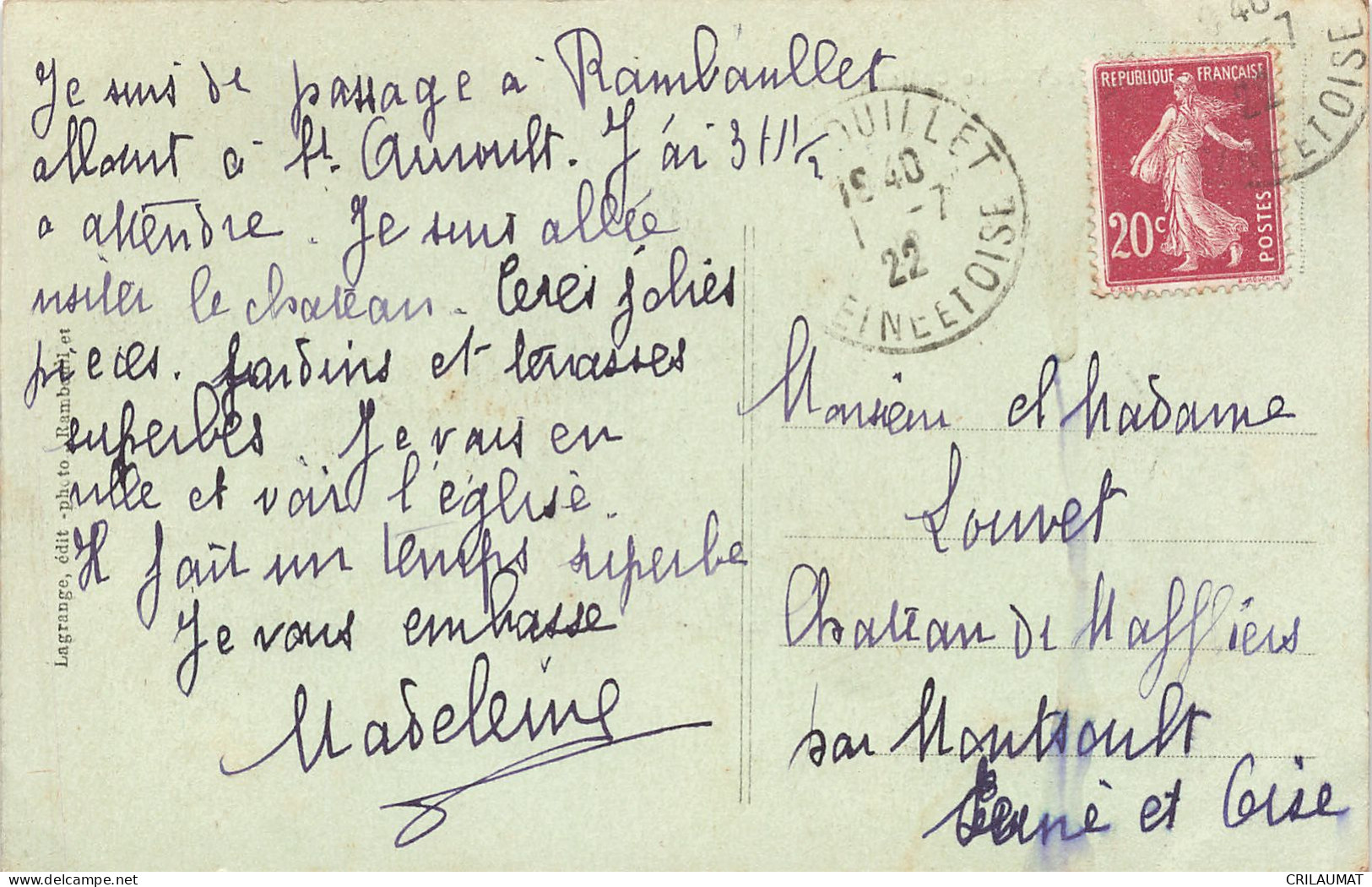 78-RAMBOUILLET-N°T5282-D/0131 - Rambouillet