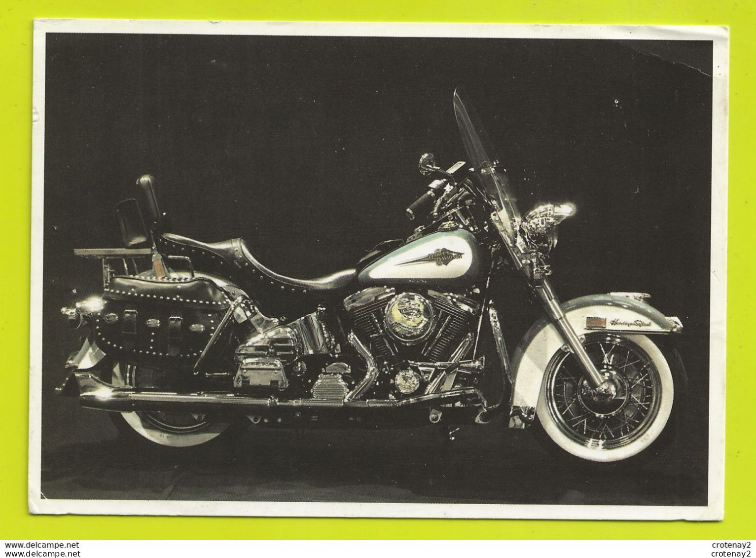 MOTOS HARLEY DAVIDSON N°5633 Photo Mike Jackson Wizard & Génius En 1992 - Motos