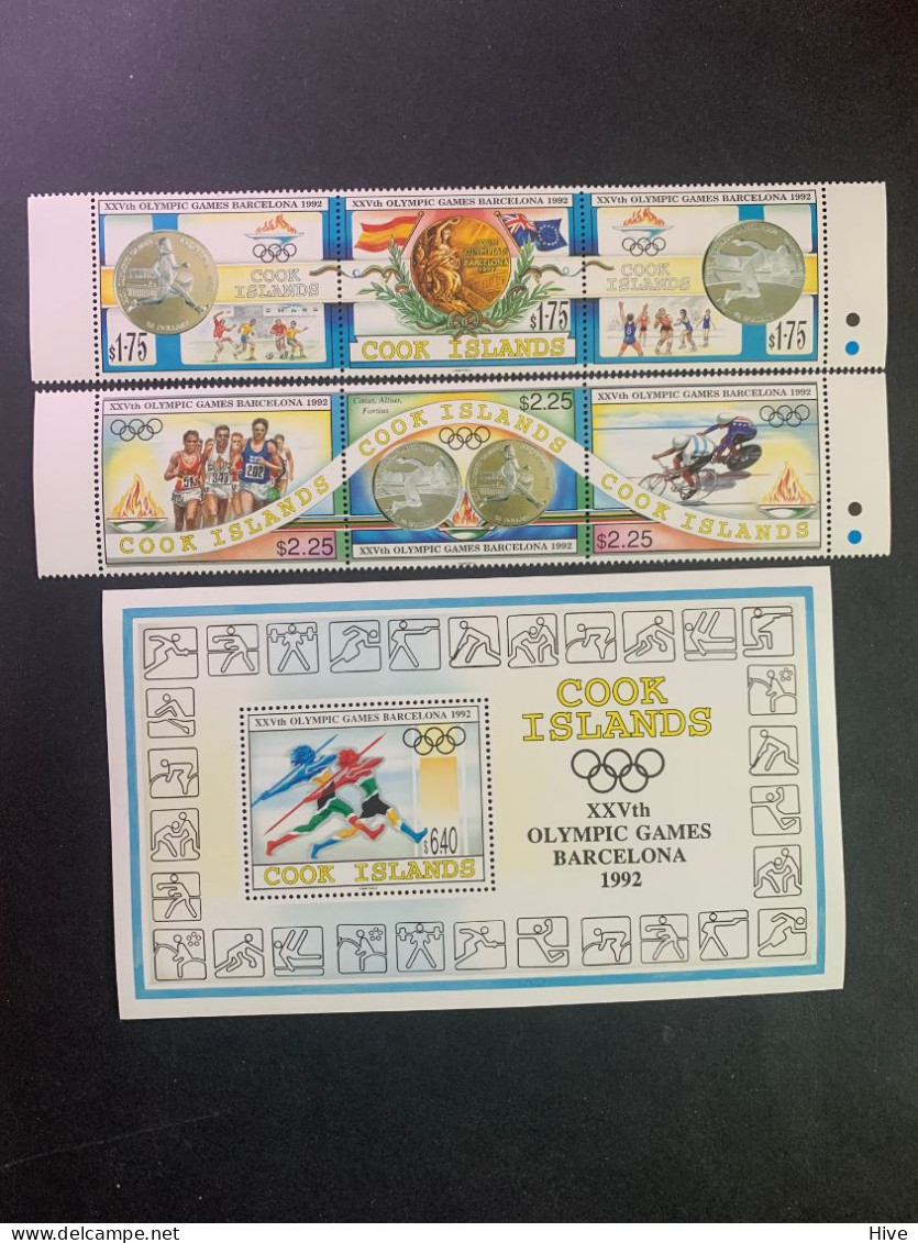 Cook Islands 1992  Olympic Games MNH - Verano 1992: Barcelona