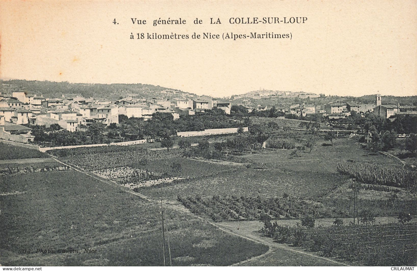 06-LA COLLE SUR LOUP-N°T5282-G/0135 - Andere & Zonder Classificatie