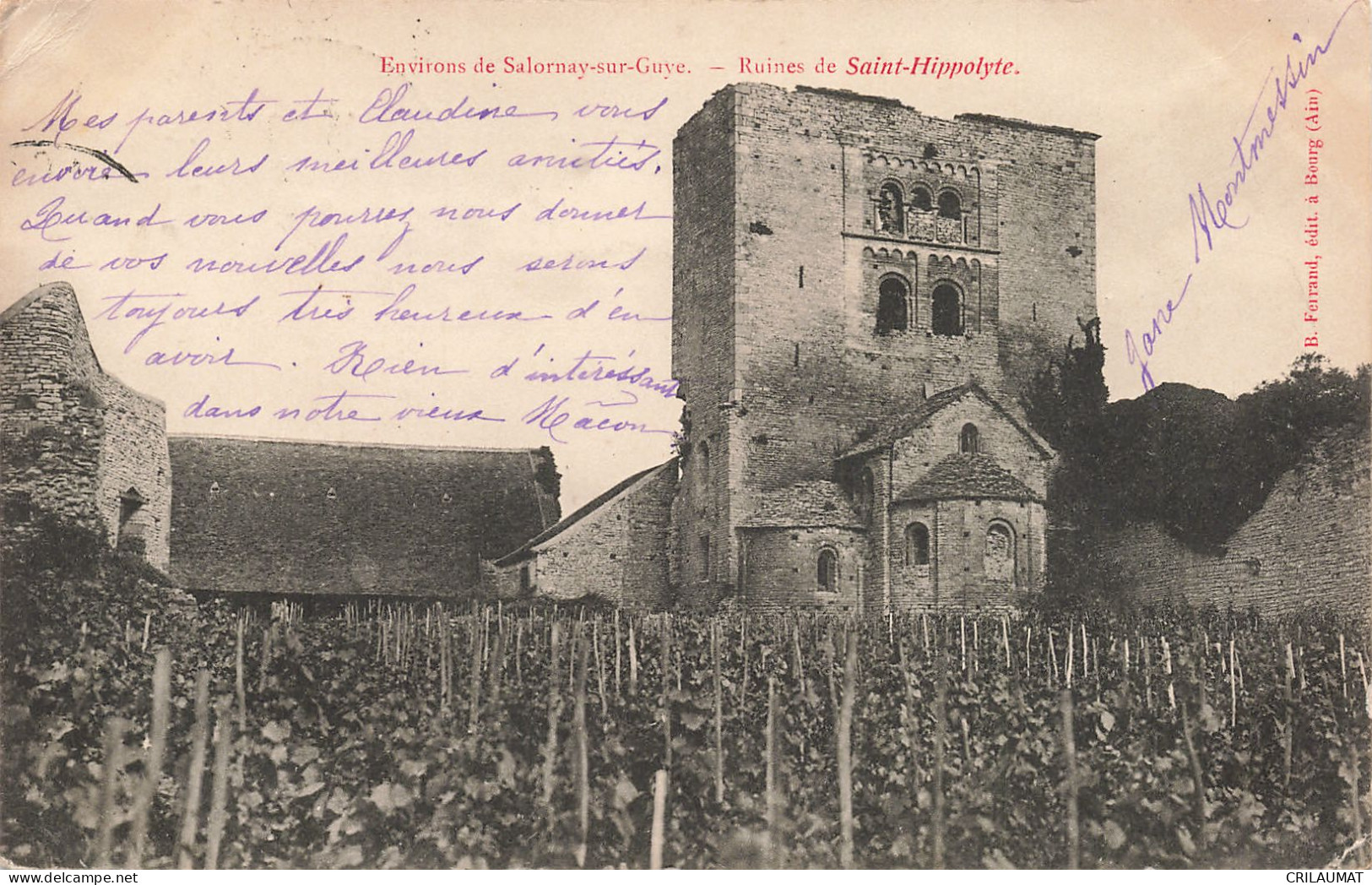 71-SAINT HIPPOLYTE-N°T5282-G/0049 - Saint Hippolyte