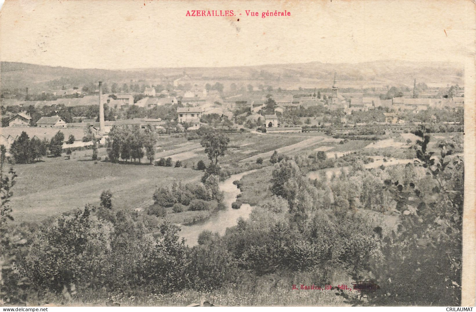 54-AZERAILLES-N°T5282-F/0145 - Other & Unclassified