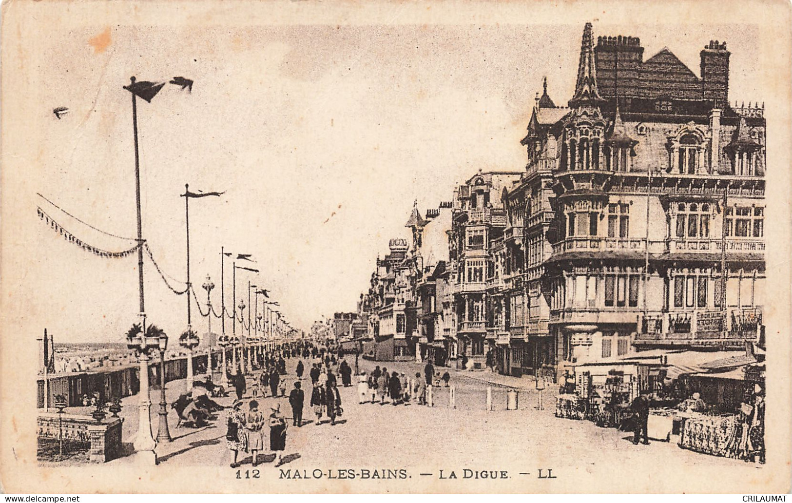 59-MALO LES BAINS-N°T5282-F/0047 - Malo Les Bains