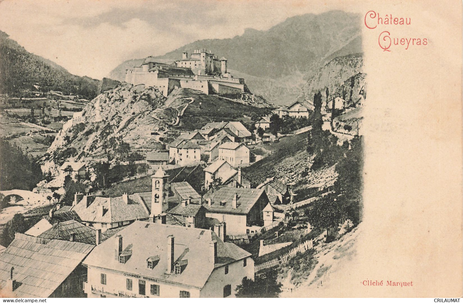 05-CHATEAU QUEYRAS-N°T5283-C/0053 - Autres & Non Classés