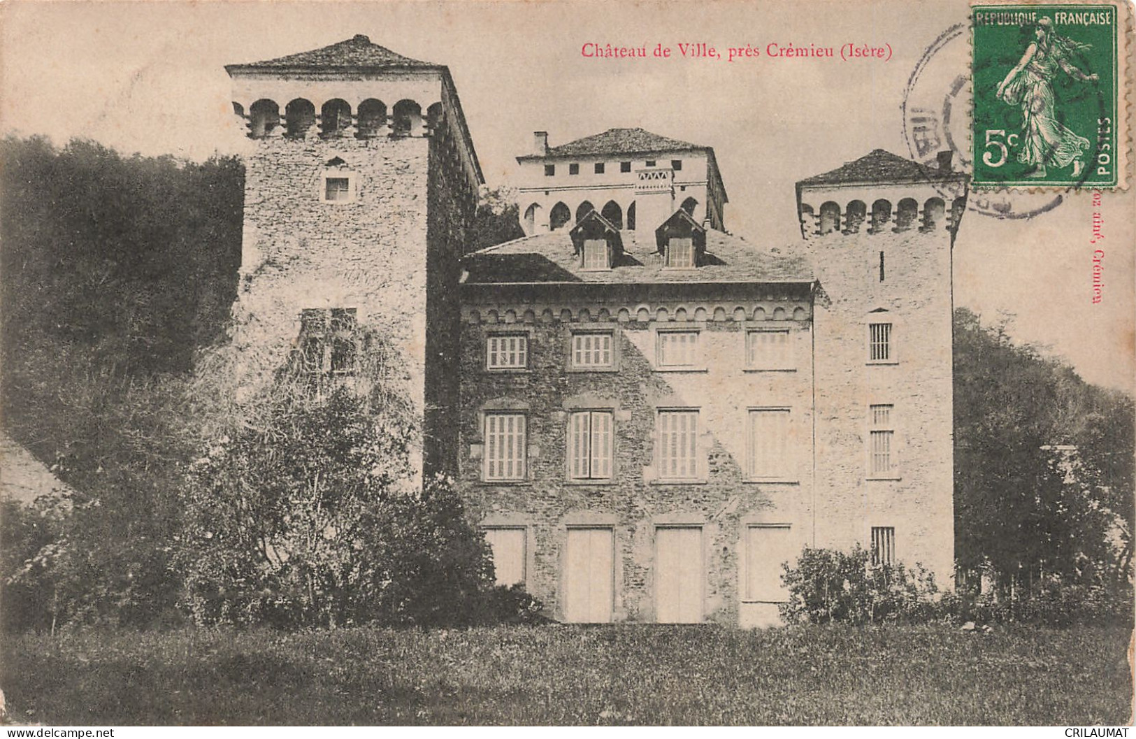 38-CHATEAU DE VILLE-N°T5283-B/0283 - Autres & Non Classés