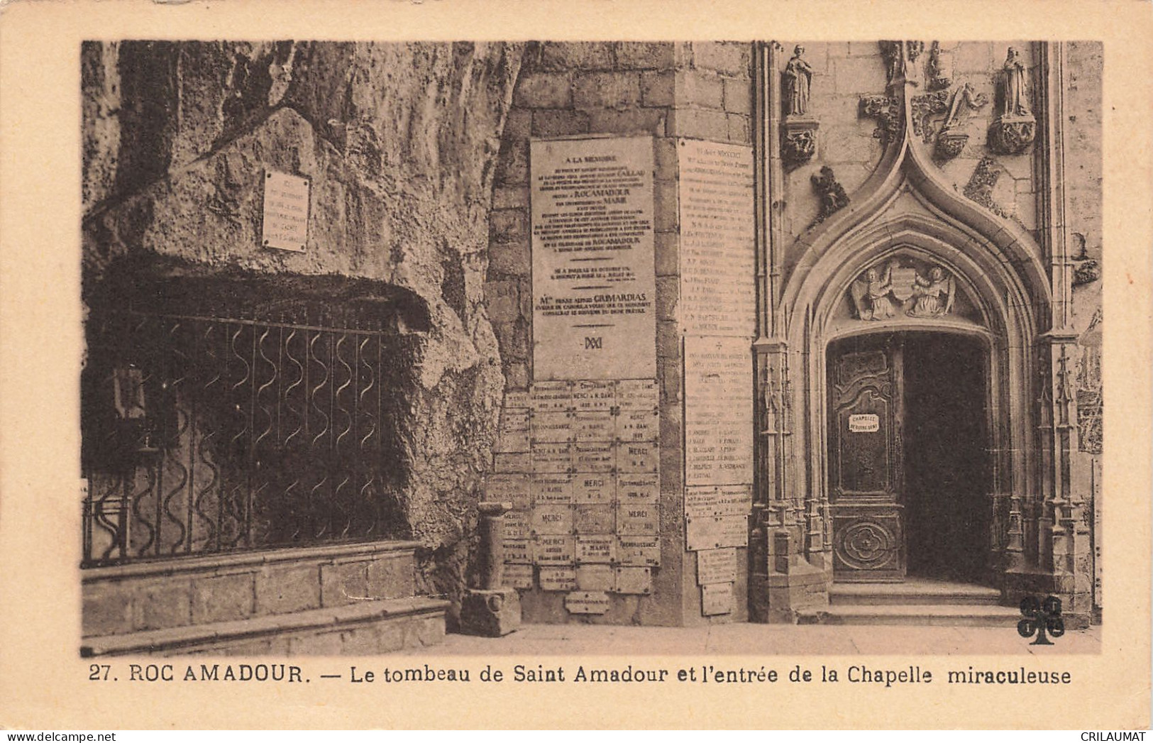 46-ROC AMADOUR-N°T5283-B/0221 - Rocamadour