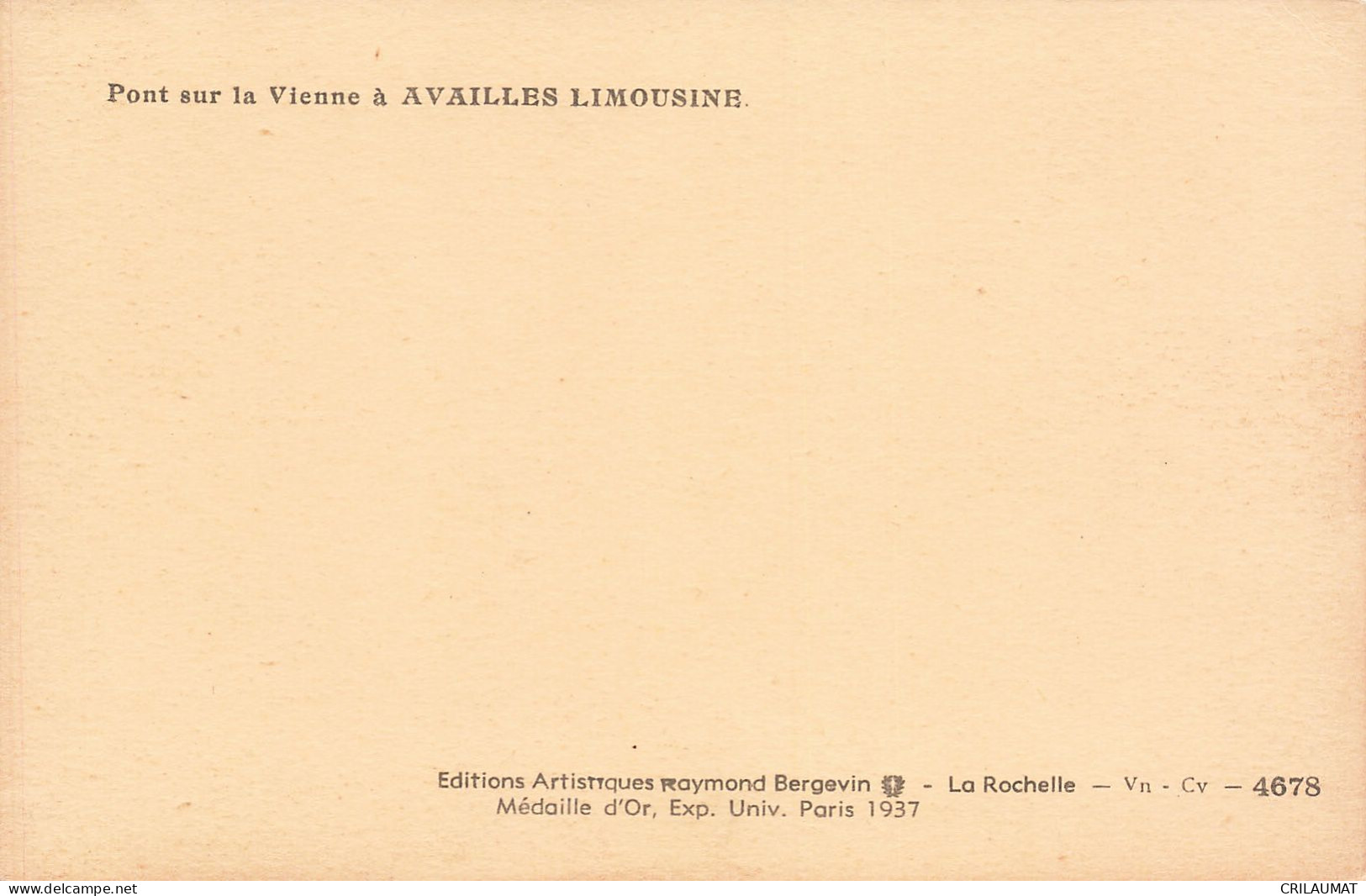 86-AVAILLES LIMOUZINE-N°T5283-B/0001 - Availles Limouzine