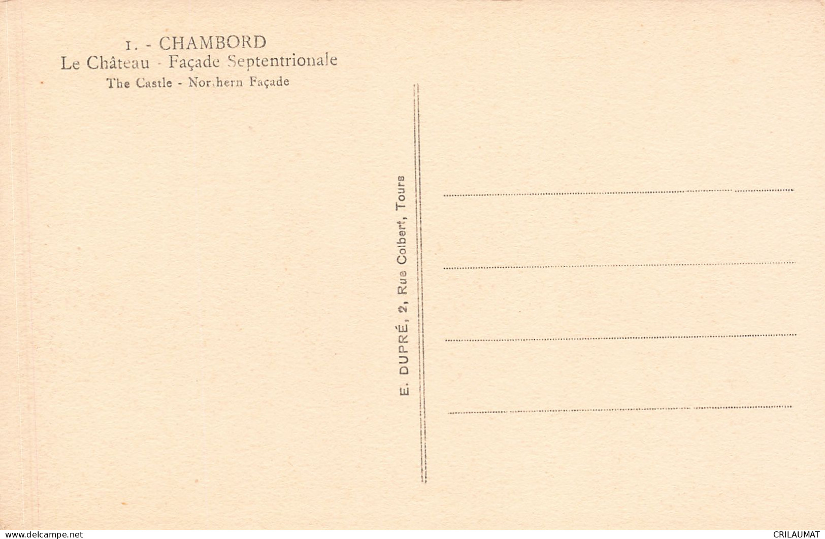 41-CHAMBORD-N°T5283-A/0283 - Chambord