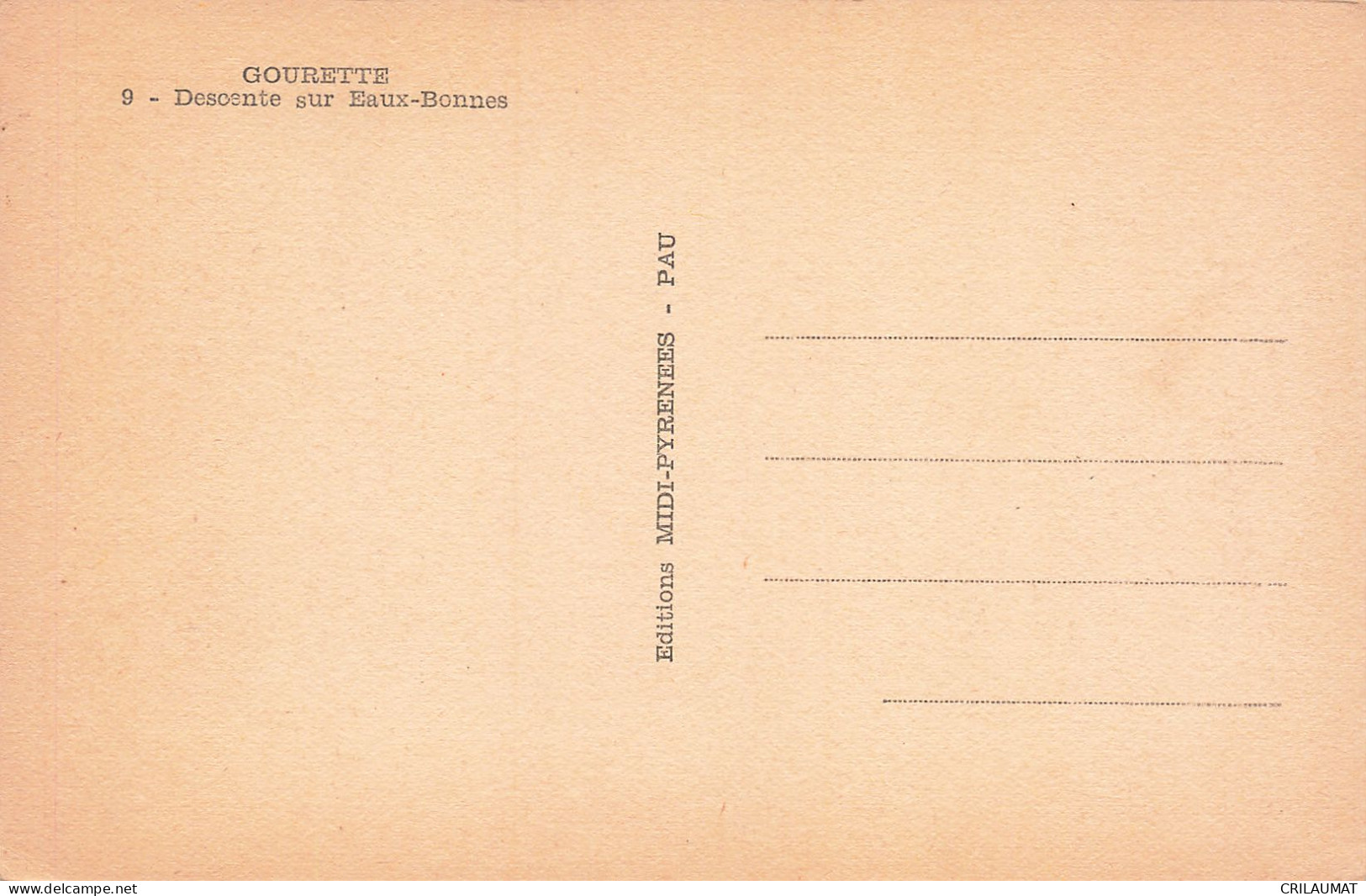 64-GOURETTE-N°T5283-A/0053 - Other & Unclassified