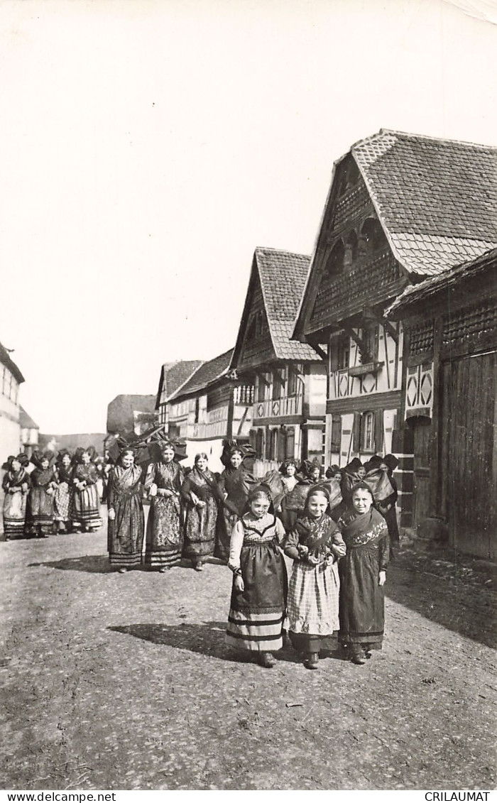 67-ALSACE FOLKLORE COSTUMES-N°T5282-H/0287 - Autres & Non Classés