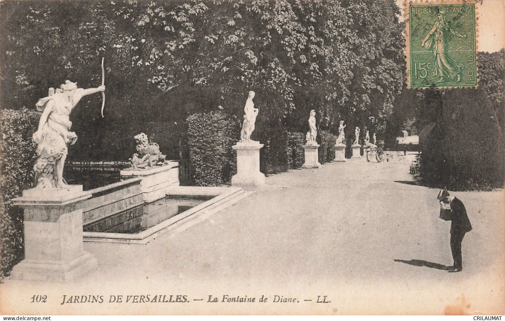 78-VERSAILLES LES JARDINS-N°T5283-E/0017 - Versailles (Château)
