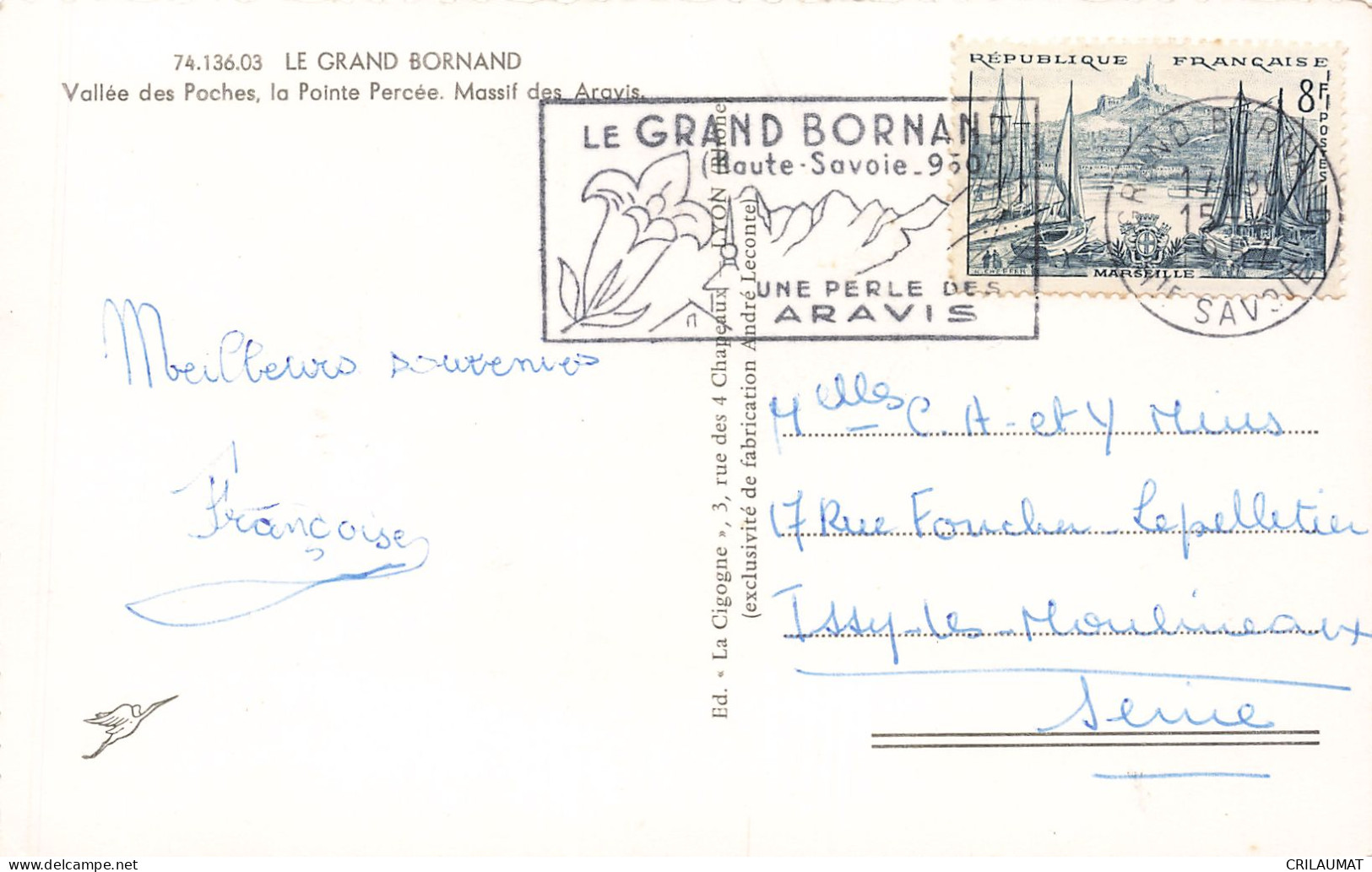 74-LE GRAND BORNAND-N°T5283-D/0167 - Other & Unclassified