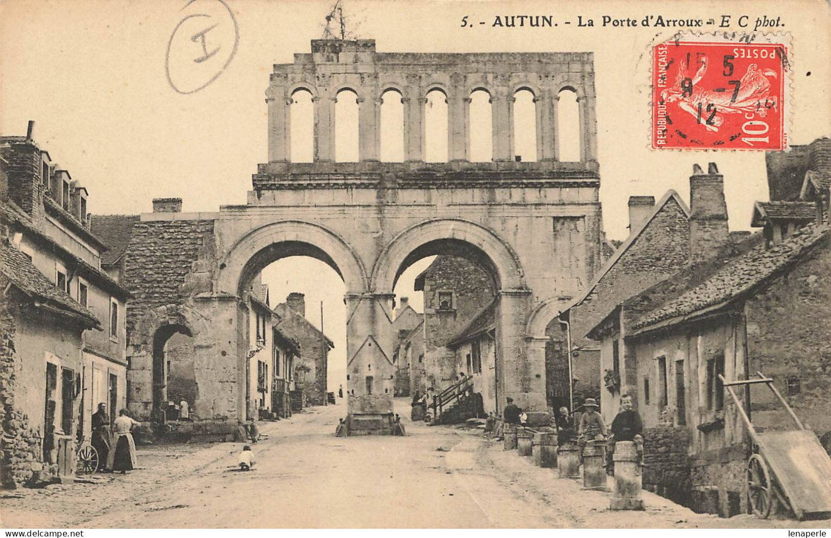 D9183 Autun La Porte D'Arroux - Autun